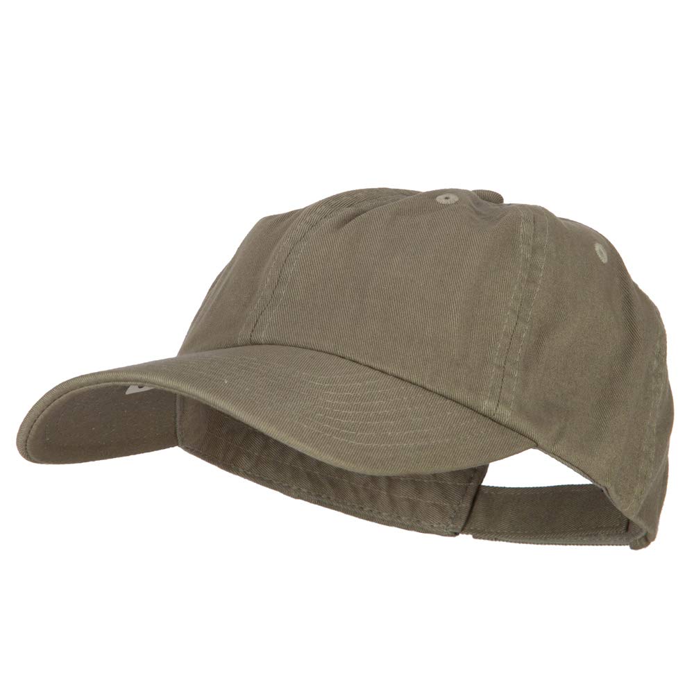 MG Low Profile Dyed Cotton Twill Cap - Olive OSFM at Amazon